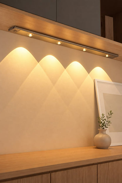 Barra LED Inteligente con Sensor de Movimiento (50 cm) - Efecto Olas de Luz
