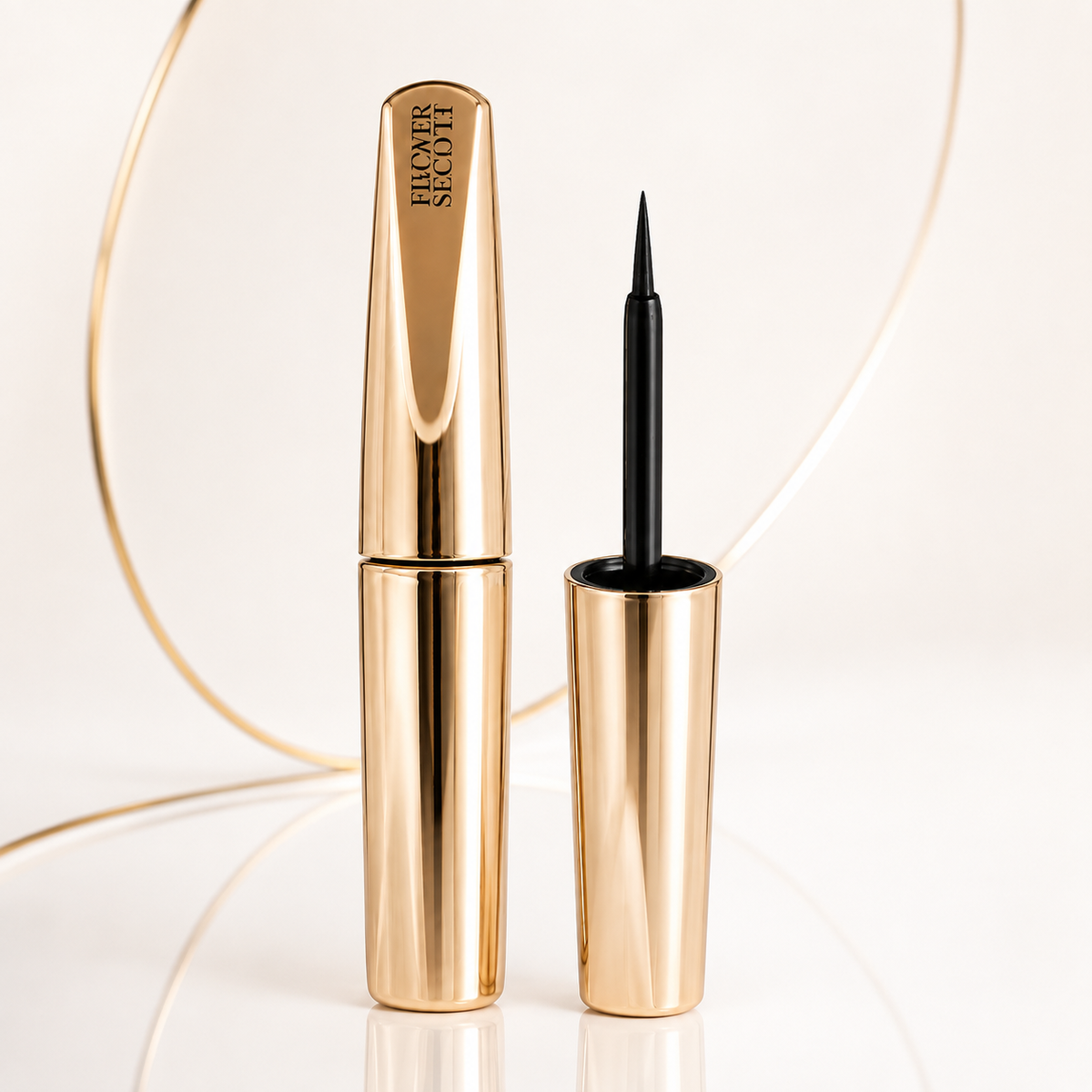 Delineador Líquido Waterproof Flower Secret – Promoción 2×1