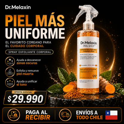Dr. Melaxin Peel Shot™ – Spray Exfoliante Corporal Coreano